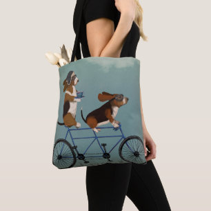 Basset Hound Tandem Tygkasse