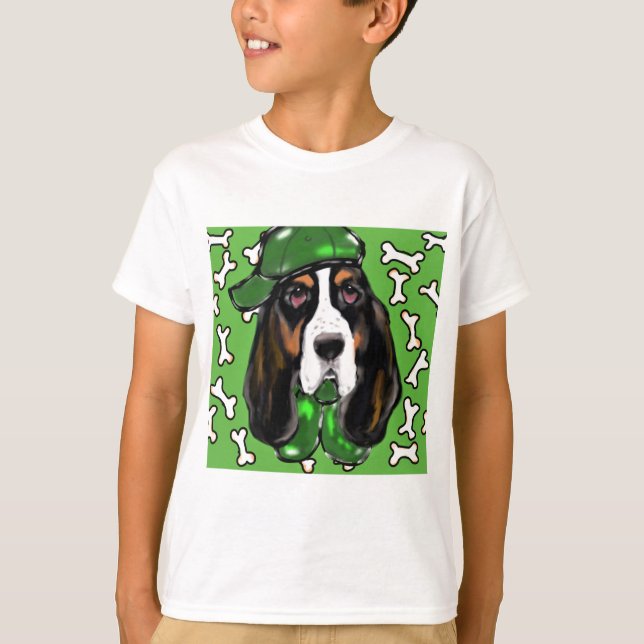 Basset Hound Tee (Framsida)