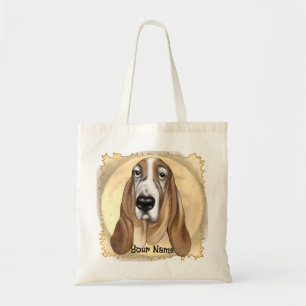 Basset Hound till påsen Tygkasse