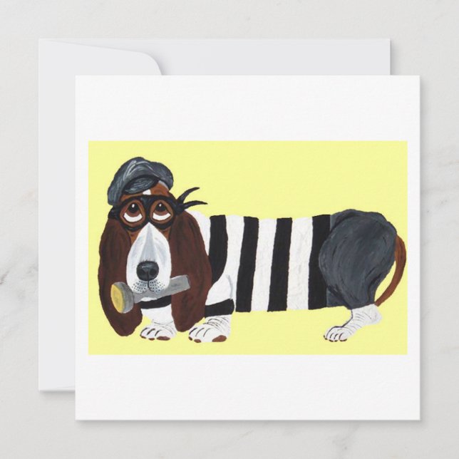 Basset Hound Tjuv (Framsida)