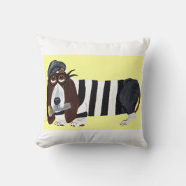 Basset Hound Tjuv Kudde