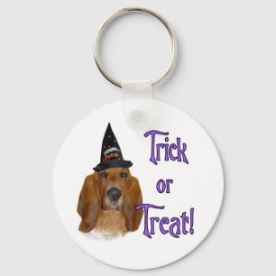 Basset Hound Trick Nyckelring