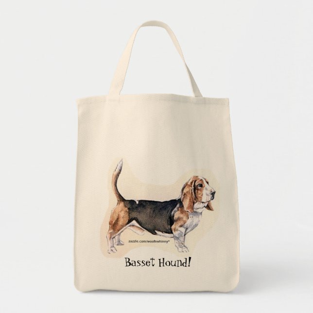 Basset Hound Tygkasse (Framsidan)