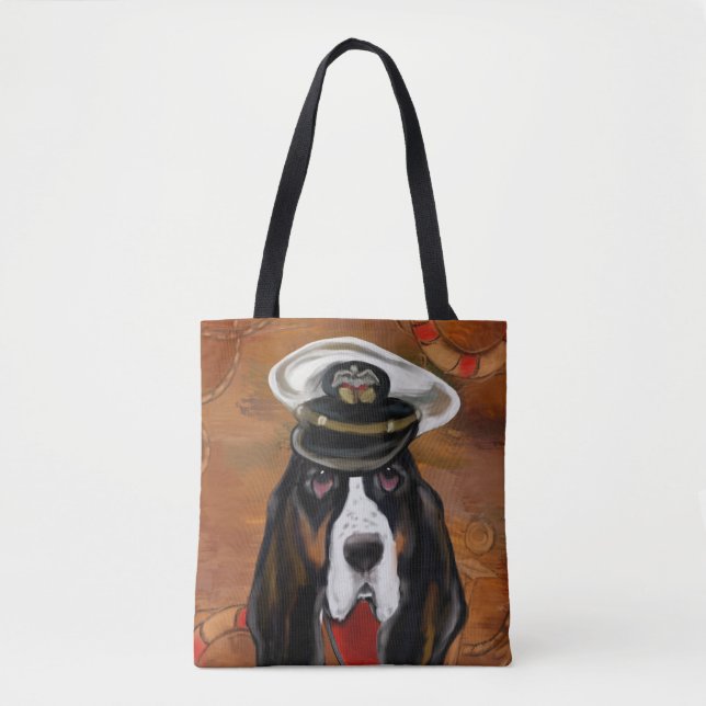 BASSET HOUND TYGKASSE (Framsida)