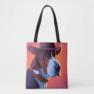 Basset Hound Tygkasse