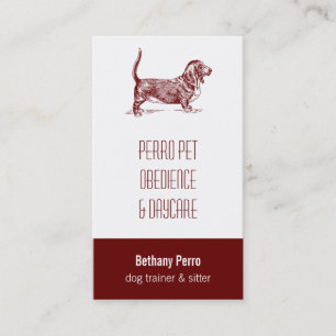 Basset Hound Visitkort