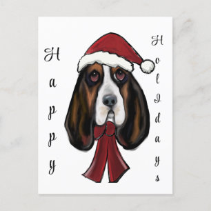 Basset Hound Vykort