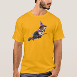 Basset Hound Witch T Shirt