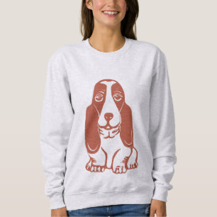 Basset Hound Women's Sweatshirt Tee Shirt