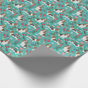 Basset Hund julklapp Presentpapper