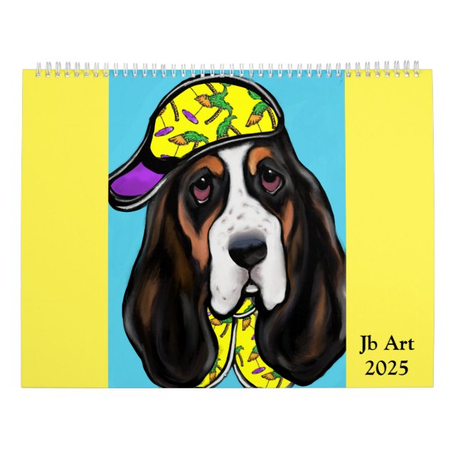 BASSET HUND KALENDER (Baksida)