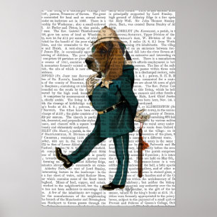 Basset Hund Policeman Poster