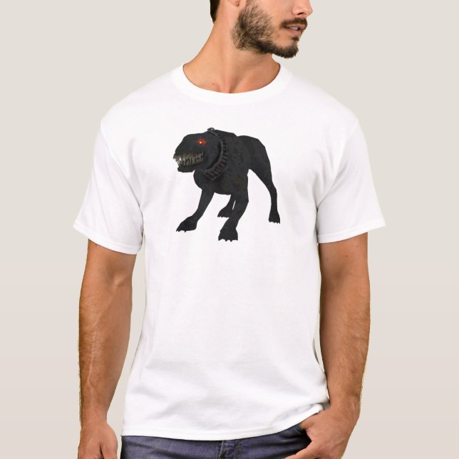 Basset hundade de äldre scrollsarna mot skyrim daw t shirt (Framsida)