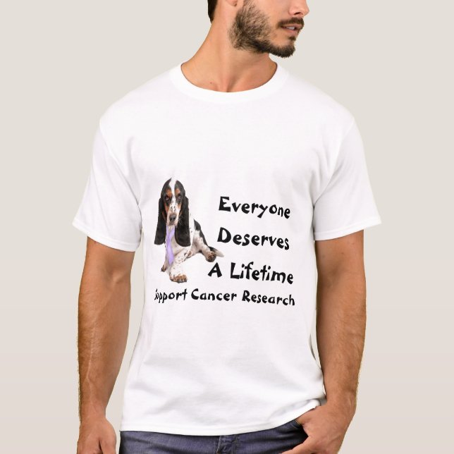 Basset - livstid t shirt (Framsida)