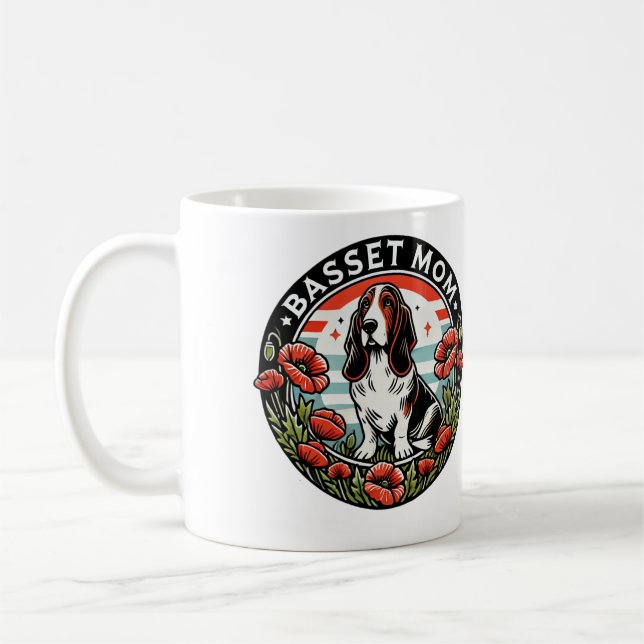 Basset Mamma Kaffemugg (Vänster)