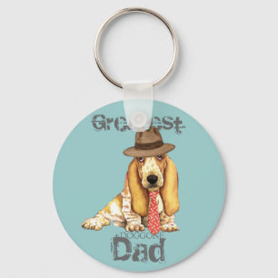 Basset Pappa Nyckelring