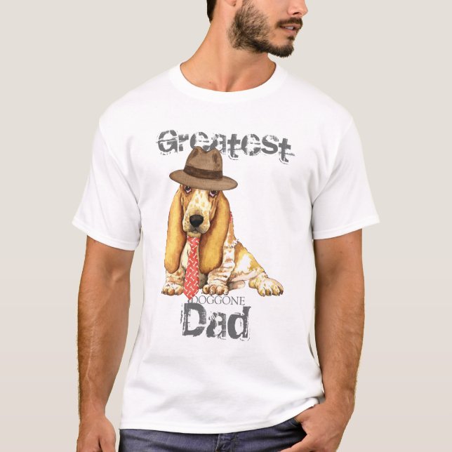 Basset Pappa Tee (Framsida)