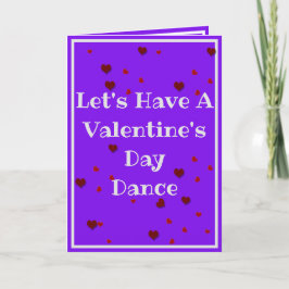 Basset som gör "Hokey Pokey" på Valentine Card Kort