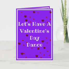 Basset som gör "Hokey Pokey" på Valentine Card Kort