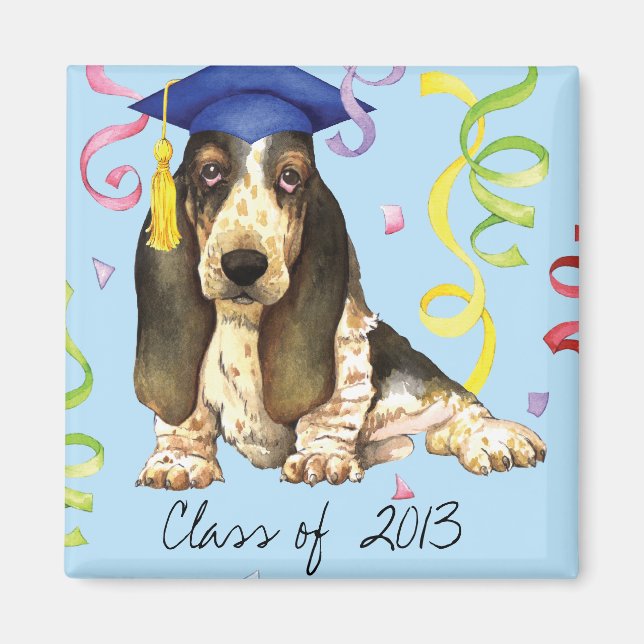 Basset Student Magnet (Framsidan)