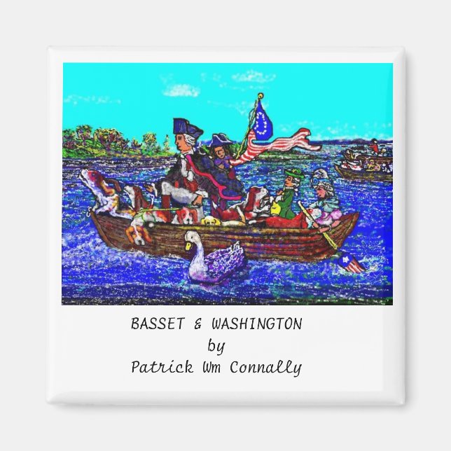 BASSET & WASHINGTON Magnet (Framsidan)