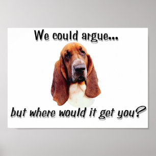 Bassetargument Poster