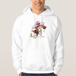 Bassethar dreglar? Hooded tröja Munkjacka