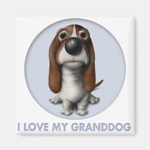 Bassethund Granddog Magnet