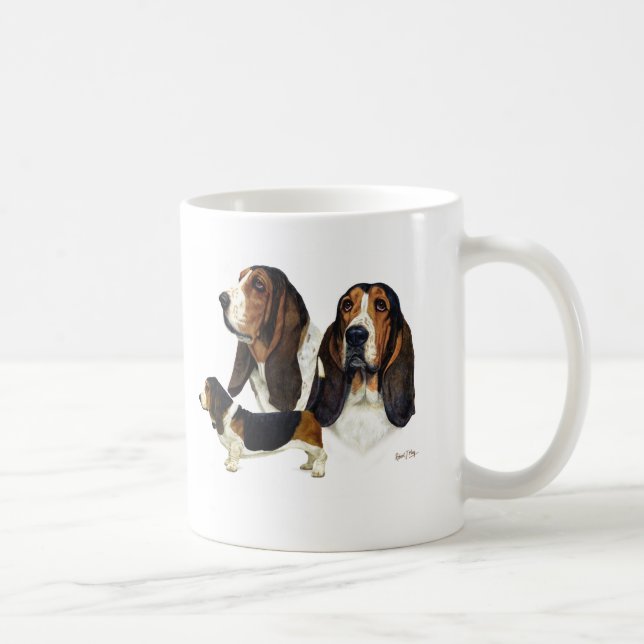 Bassethund Kaffemugg (Höger)