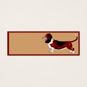 Bassethund Litet Visitkort