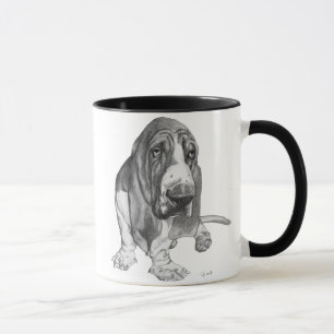 Bassethund Mugg