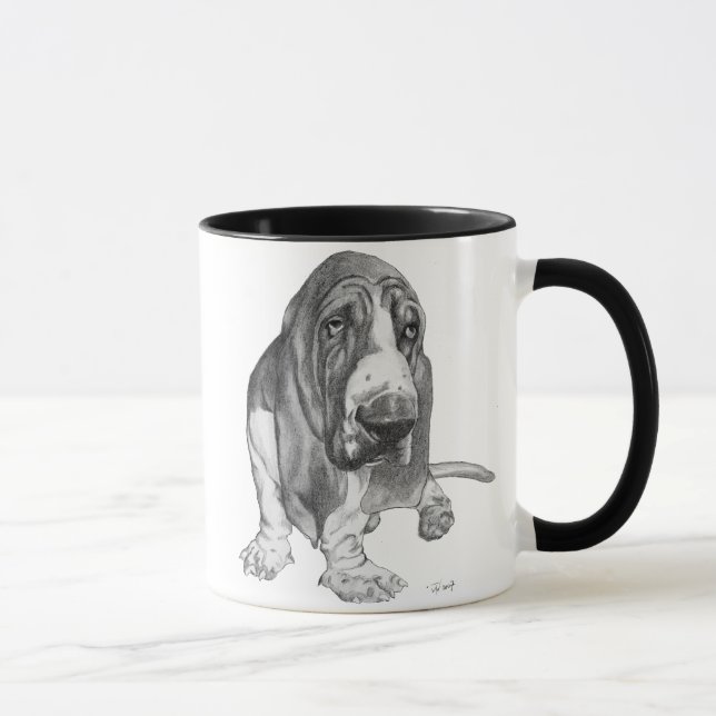 Bassethund Mugg (Höger)
