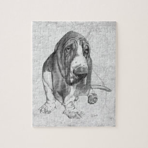 Bassethund Pussel
