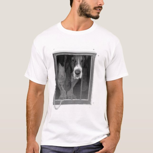 bassethundarrest t-shirt (Framsida)