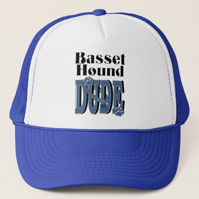 BassethundDUDE Truckerkeps (Framsida)