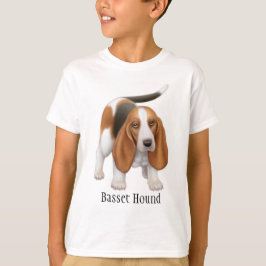 Bassethunden lurar T-tröja Tee Shirt