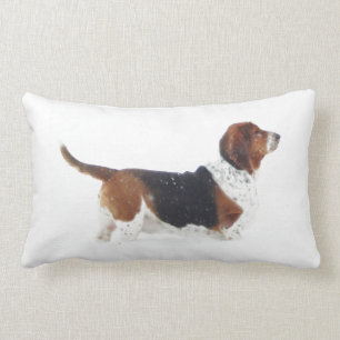 Bassethunden på Lumbar kudder Lumbarkudde