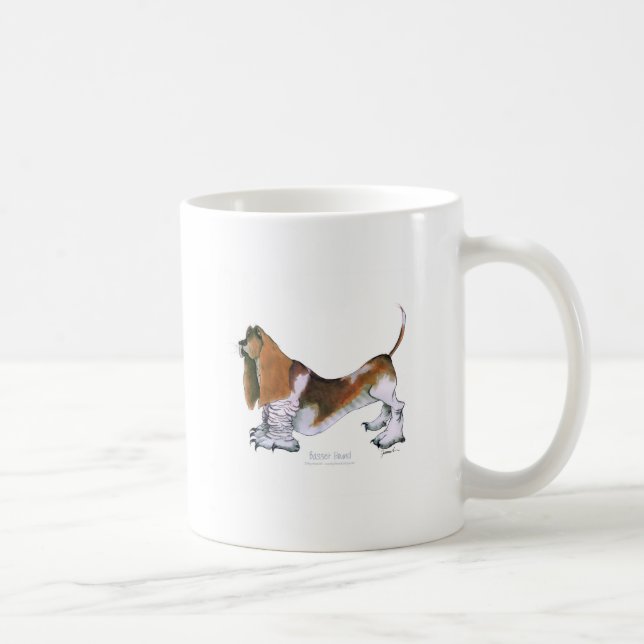 bassethunden, tony fernandes kaffemugg (Höger)
