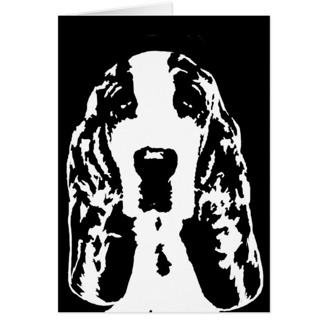 Bassethundgåvor - kort (Framsidan)