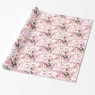 Bassethundjul Ho Ho Ho Presentpapper