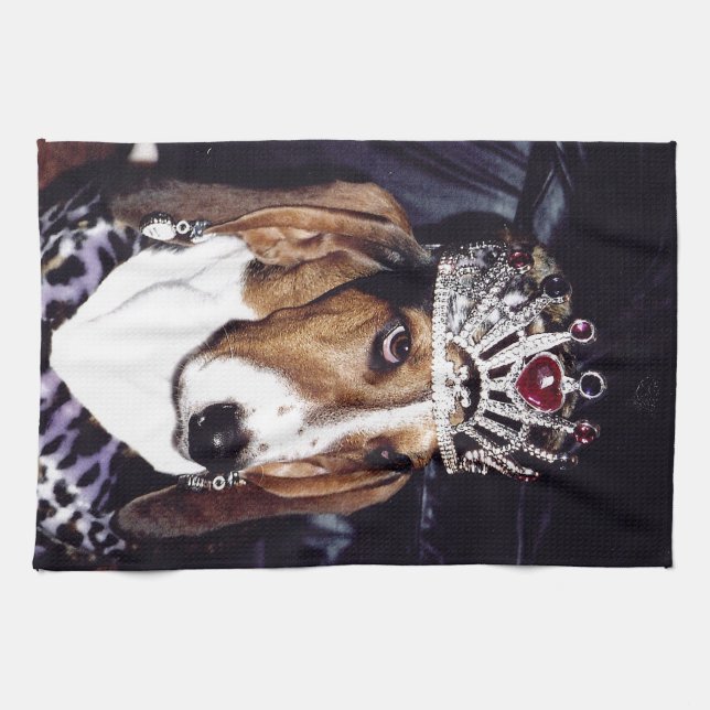 Bassethundkökshandduk Kökshandduk (Horisontell)