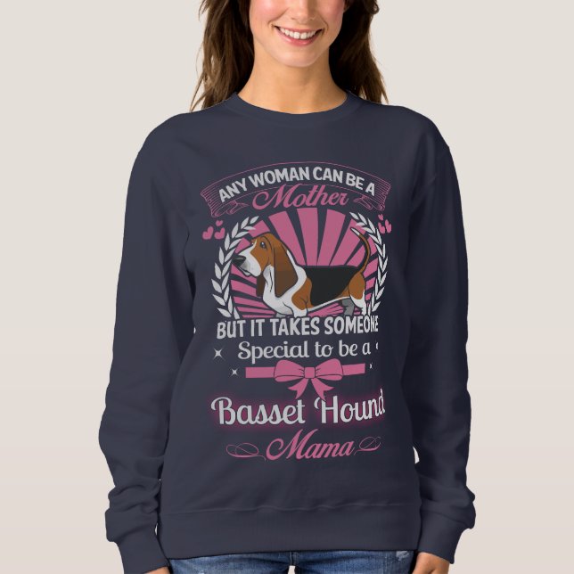Bassethundmammor T-shirt (Framsida)