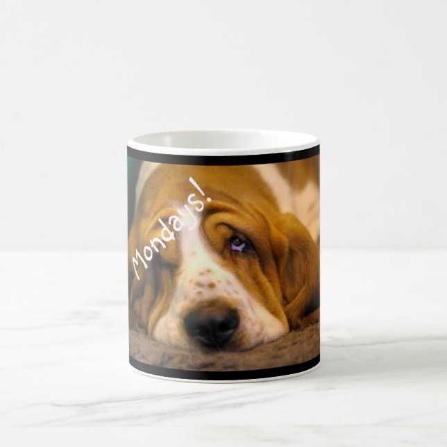 BassethundMåndag mugg (Center)