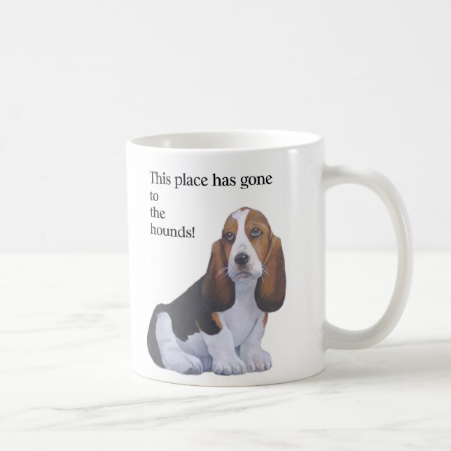 Bassethundmugg Kaffemugg (Höger)