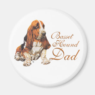 Bassethundpappa Magnet