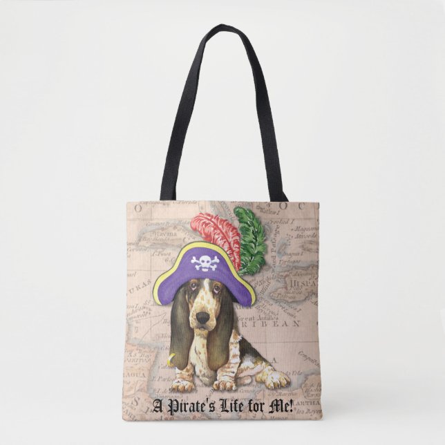 Bassethundpirat Tygkasse (Framsida)