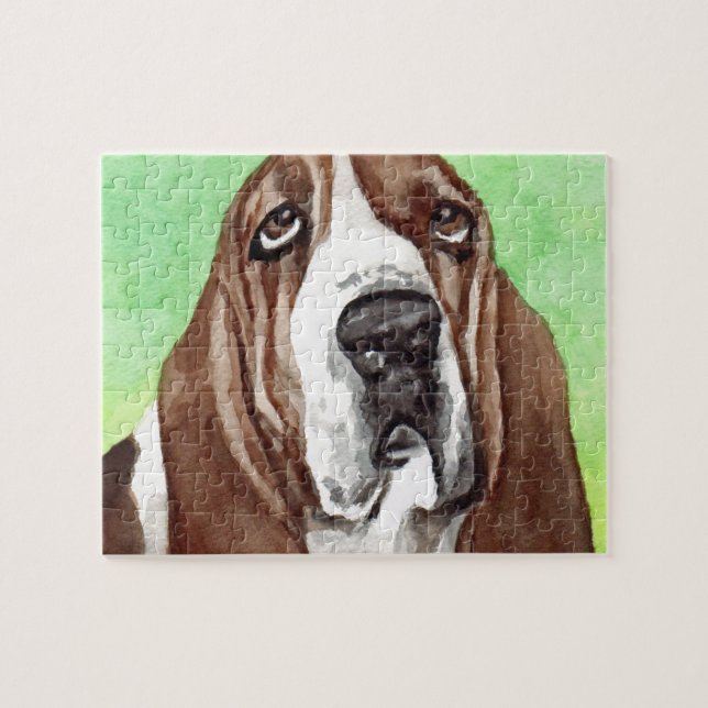 Bassethundpussel Pussel (Horisontell)