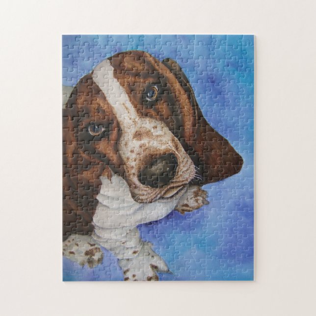 Bassethundpussel Pussel (Vertikal)