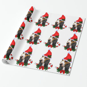 BassethundSanta jul Presentpapper