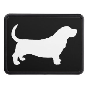 BassethundSilhouette Dragkroksskydd